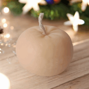 mandarină lumânare crăciun